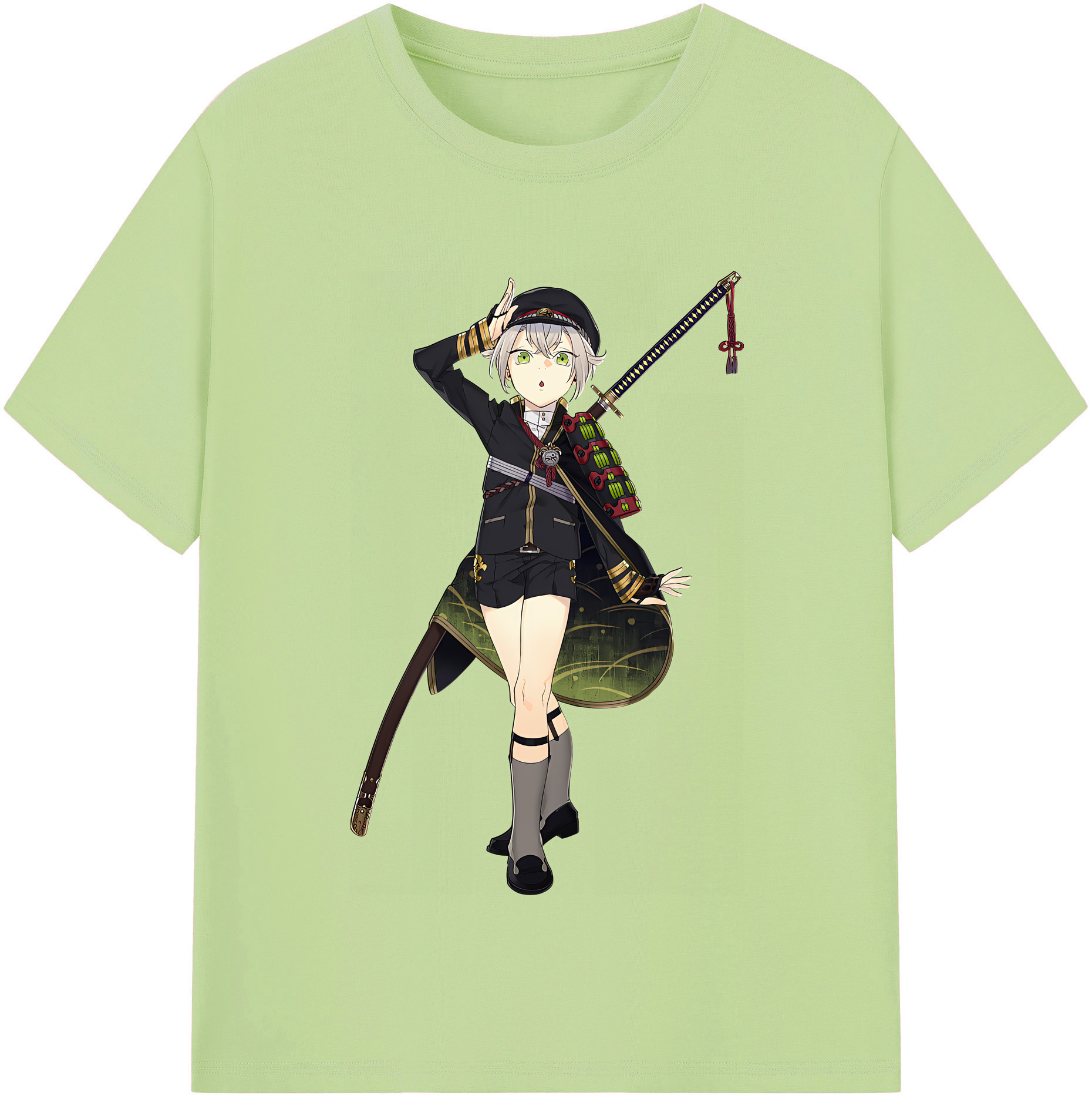 （画像用） 刀剣乱舞 Touken Ranbu 綿100％半袖Tシャツ（フロントプリント）